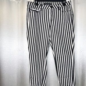 Women's Jeans- "Hollywood & Vine" in Black/White, Size 13